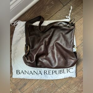 Genuine leather bag Banana Republic